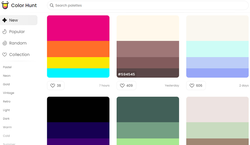 paleta de colores para usabilidad web
